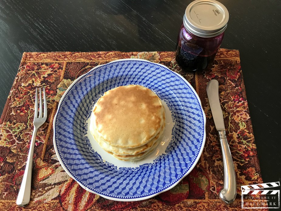 Sourdough pancakes with seedless blackberry syrup by Kerry at I've Scene It On Hallmark